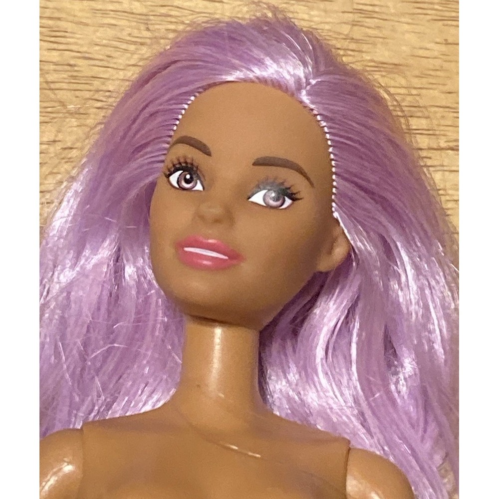 Pop Star Barbie 12" Doll, Lavender Hair Brown Eyes, Mattel 2015 Indonesia FXN98